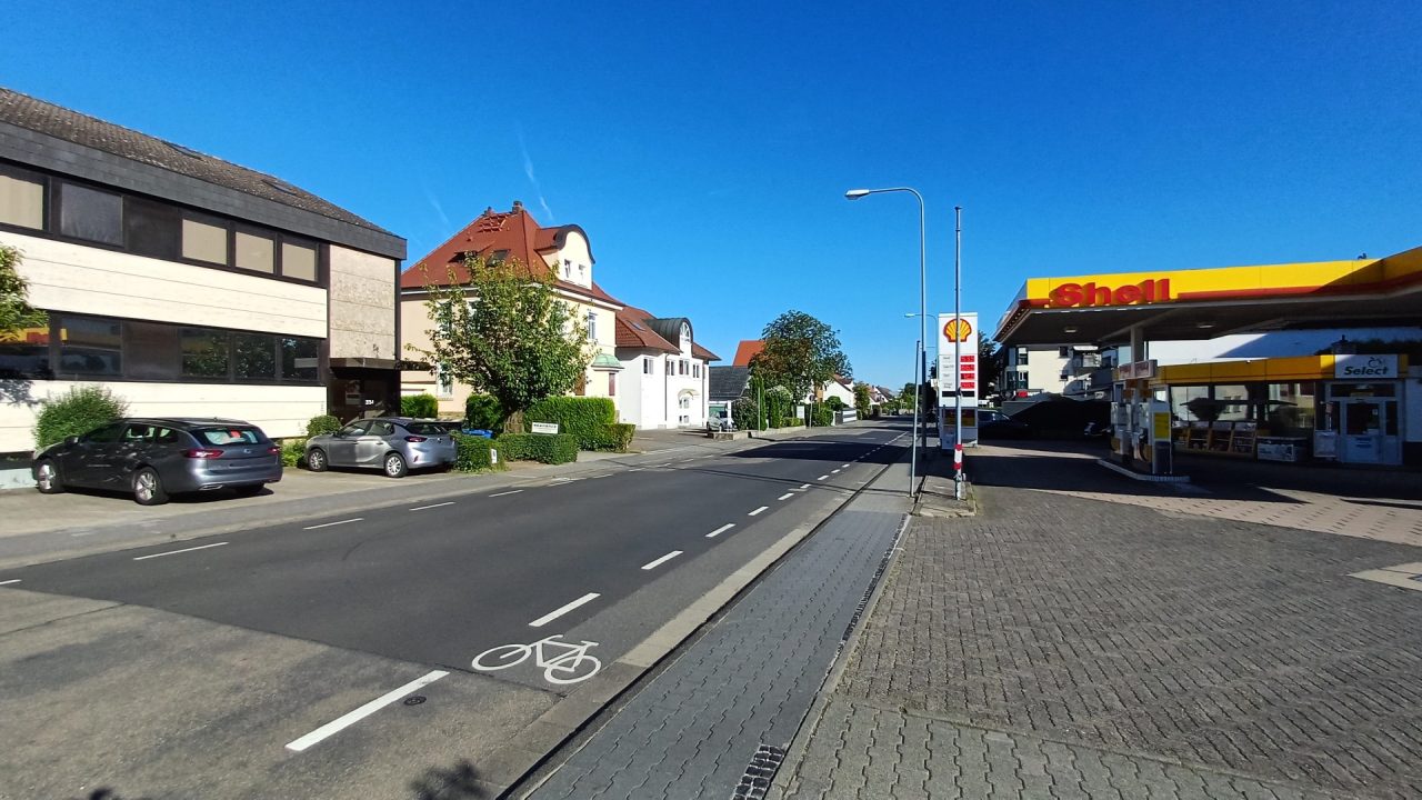 Tatort in der Hauptstraße