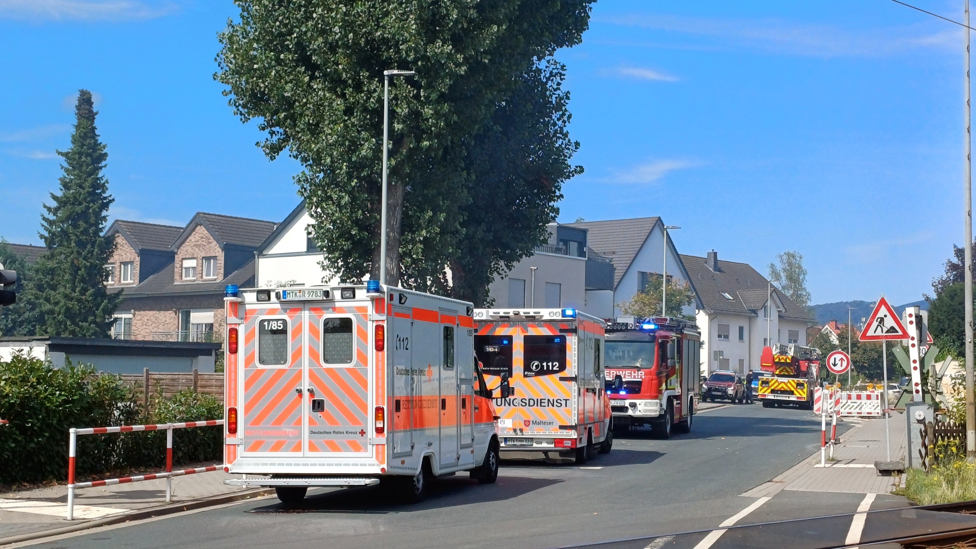 Einsatz in der Kronberger Straße