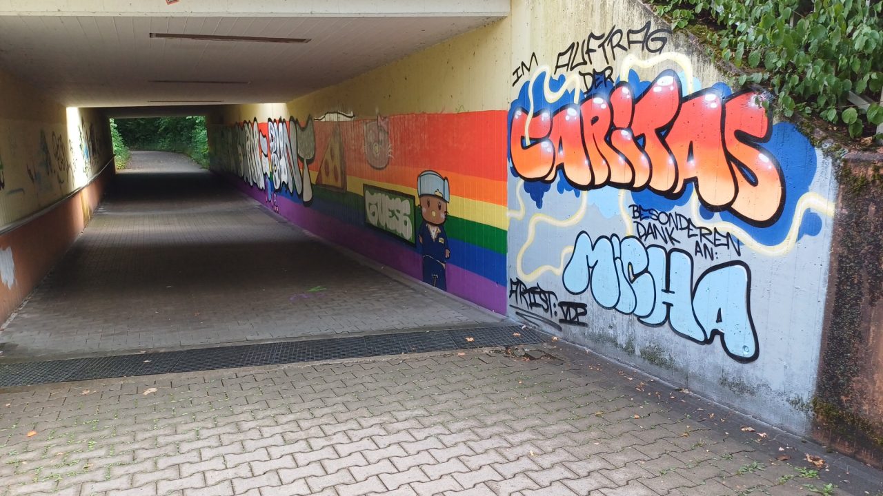Zugang zum Tunnel