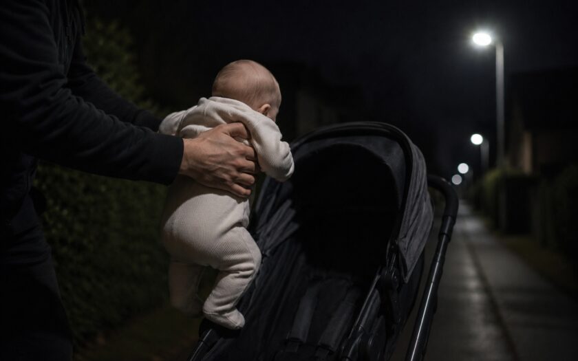Baby aus Kinderwagen entführt